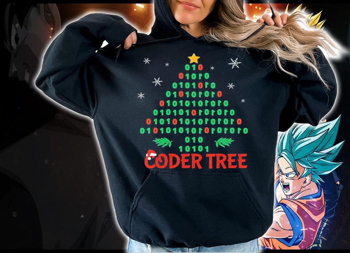 Coder Tree Christmas Tree t-shirt hoodie