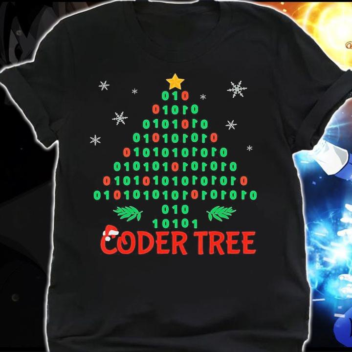 Coder Tree Christmas Tree t-shirt shirt