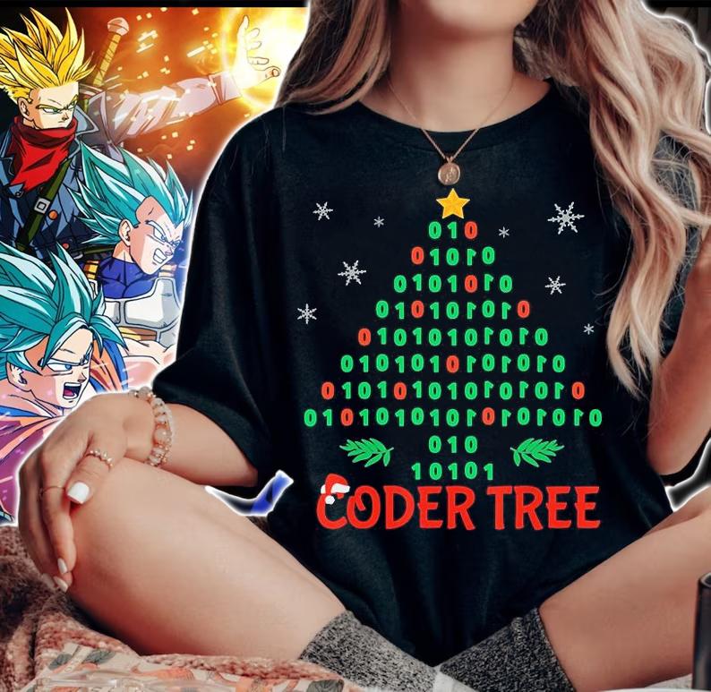 Coder Tree Christmas Tree t-shirt woman shirt
