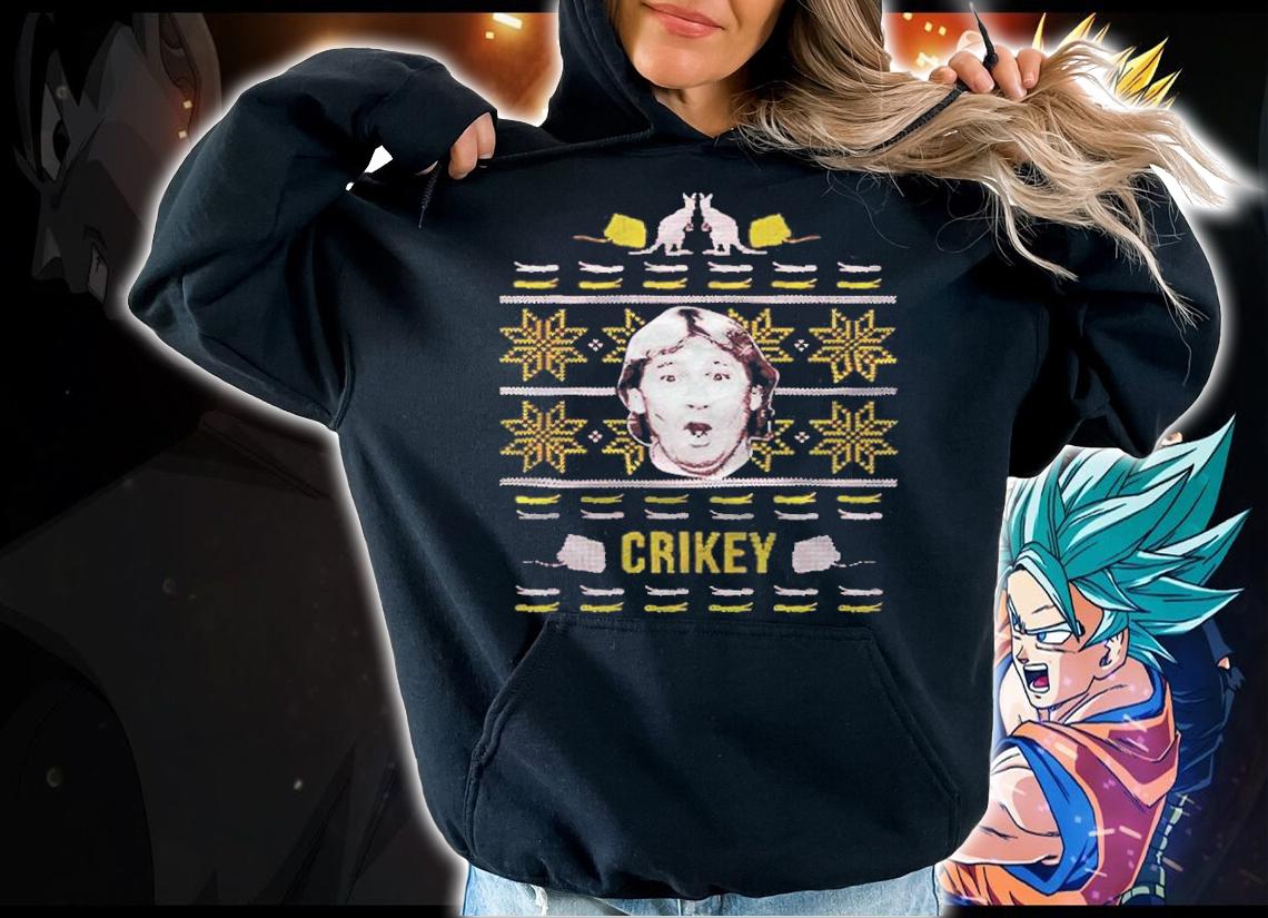 Crikey Tacky Ugly Christmas Sweater t-shirt hoodie