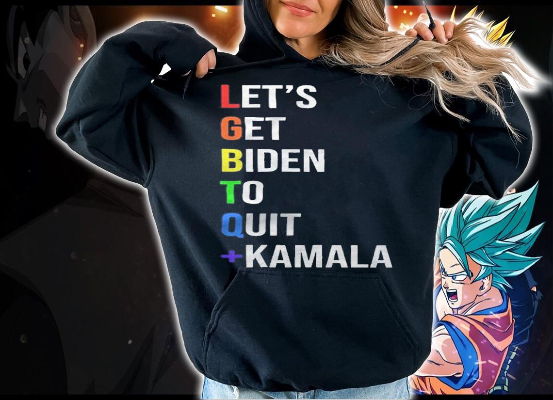 LGBTQ Let's Get Biden To Quit Kamala Shirt hoodie