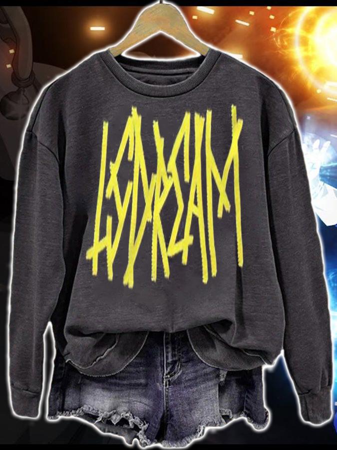 Lsdream text logo T-shirt sweatshirt