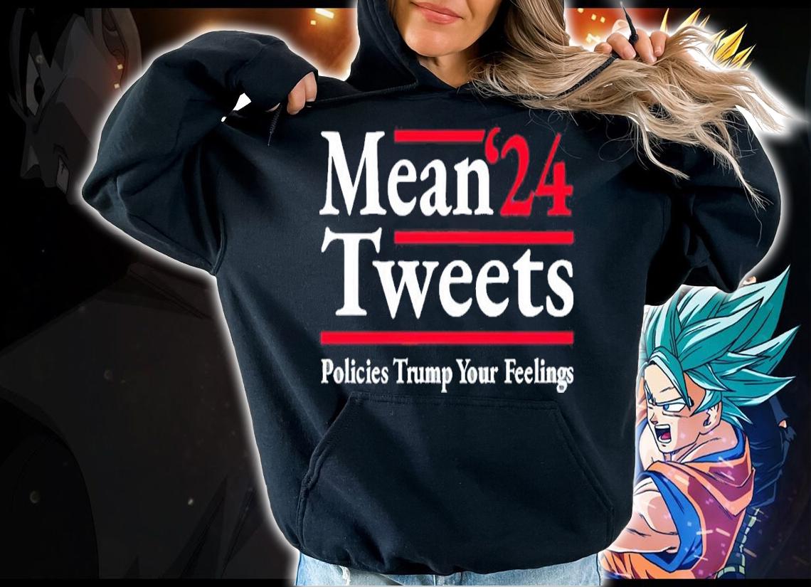 Mean Tweets 2024 Pro Donald Trump '24 Funny Anti Biden t-Shirt hoodie