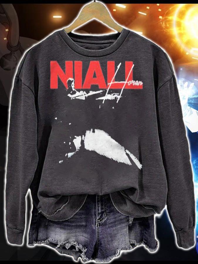 Niall Horan black T-shirt sweatshirt