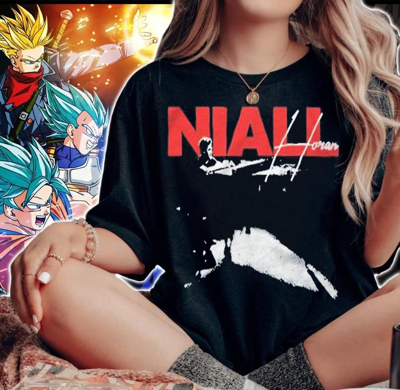 Niall Horan black T-shirt woman shirt