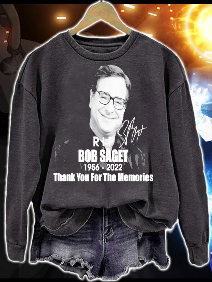 RIP Bob Saget 1956-2022 Signatures Thank You For The Memories Shirt sweatshirt