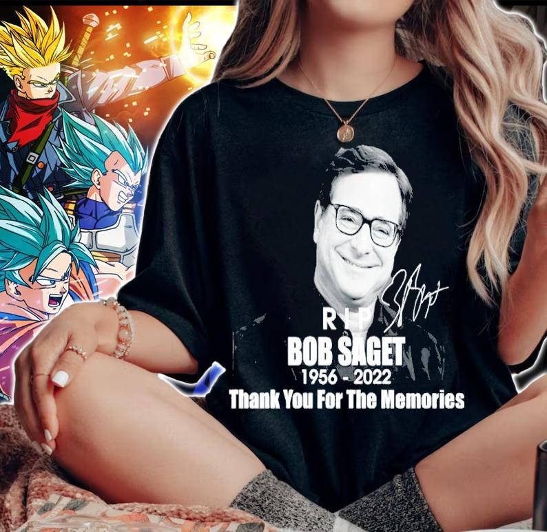 RIP Bob Saget 1956-2022 Signatures Thank You For The Memories Shirt woman shirt