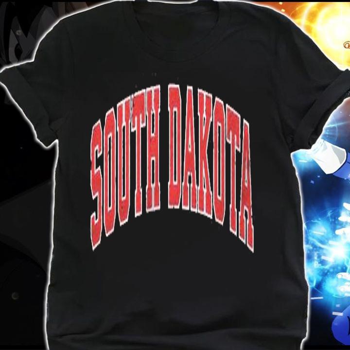 South Dakota Sd Vintage Sports Design Red Design Shirt shirt