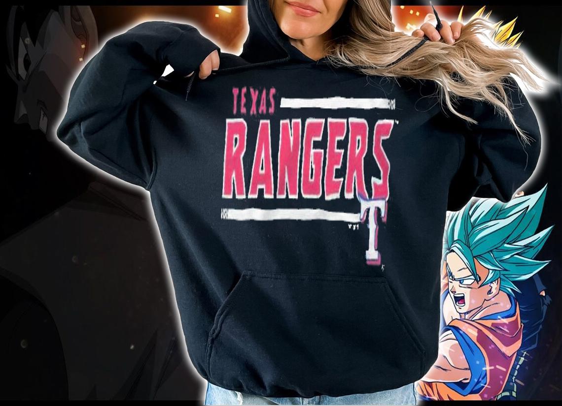 Texas Rangers logo T-shirt hoodie