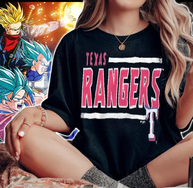 Texas Rangers logo T-shirt woman shirt