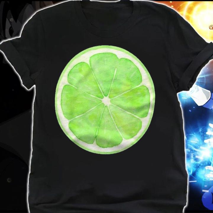 Lime Slice Fruit Halloween Costume Cute Vegan Shirt shirt