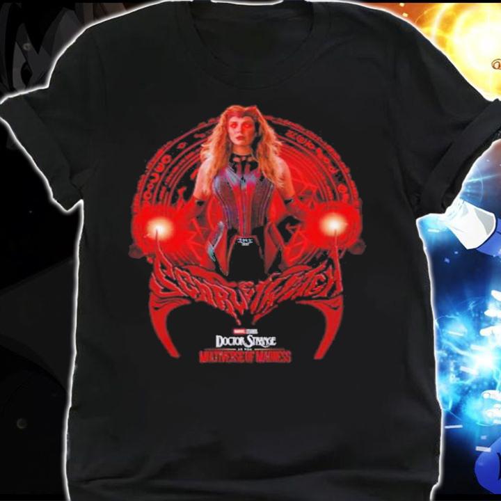 Marvel Doctor Strange 2 Scarlet Witch Geometric Poster Shirt shirt