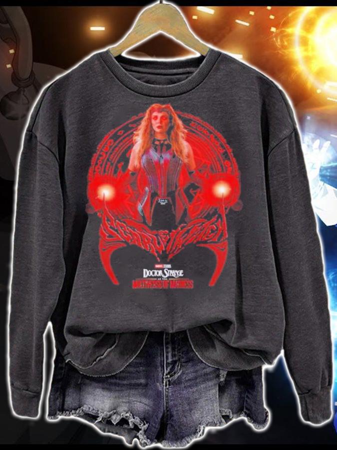 Marvel Doctor Strange 2 Scarlet Witch Geometric Poster Shirt sweatshirt