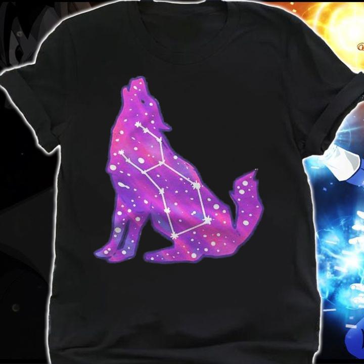 Wolf Constellation Astrophile And Nature Lover Shirt shirt