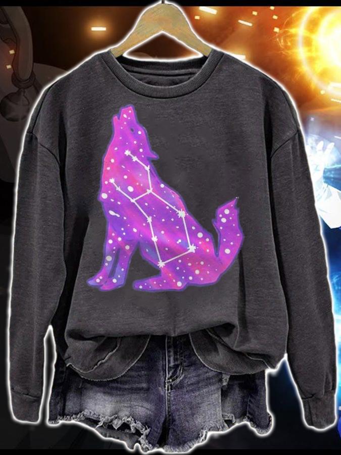 Wolf Constellation Astrophile And Nature Lover Shirt sweatshirt