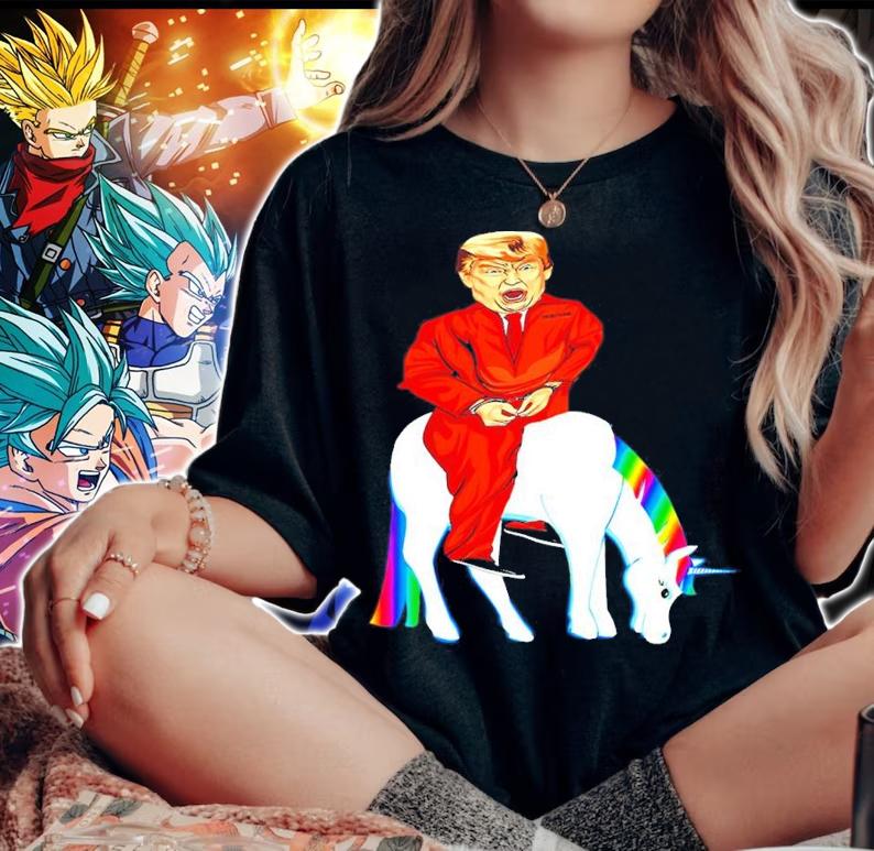Donald Trump Impeachment Jail Unicorn Lover Shirt woman shirt