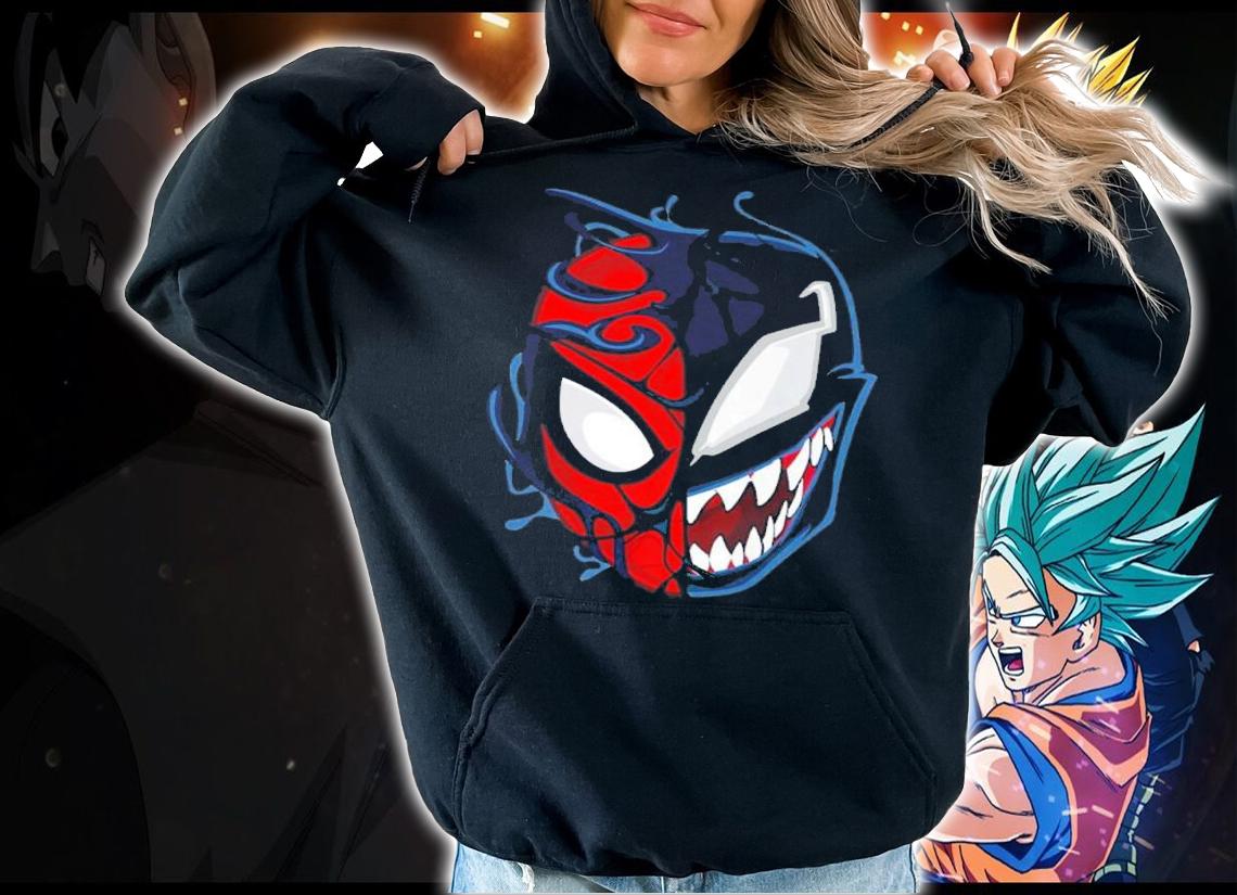 Marvel Spider-man Maximum Venom Spider-man Big Face Shirt hoodie