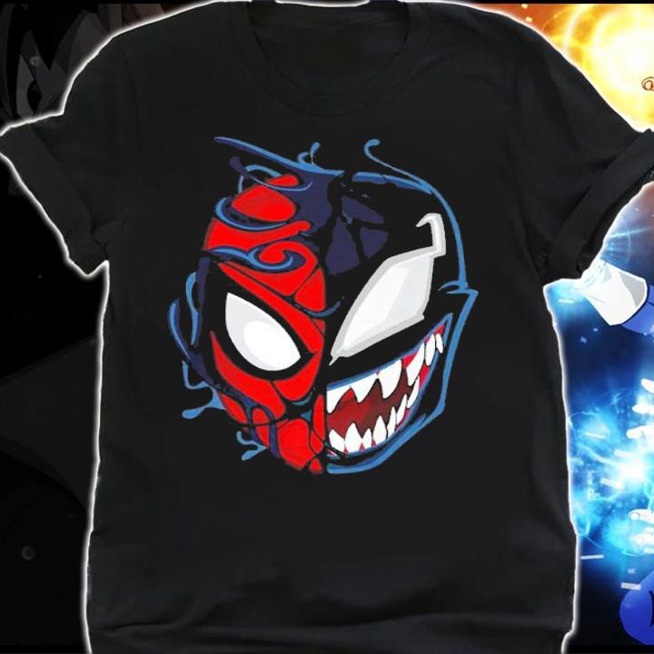 Marvel Spider-man Maximum Venom Spider-man Big Face Shirt shirt