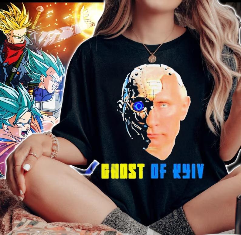 Official Putin Ghost Of Kyiv Support Ukraine Shirt woman shirt