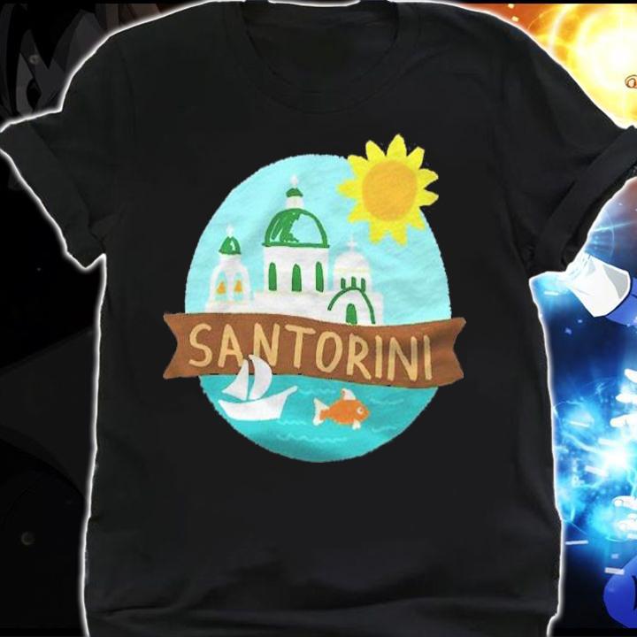 Santorini Greece Sea Ocean Sun Shirt shirt