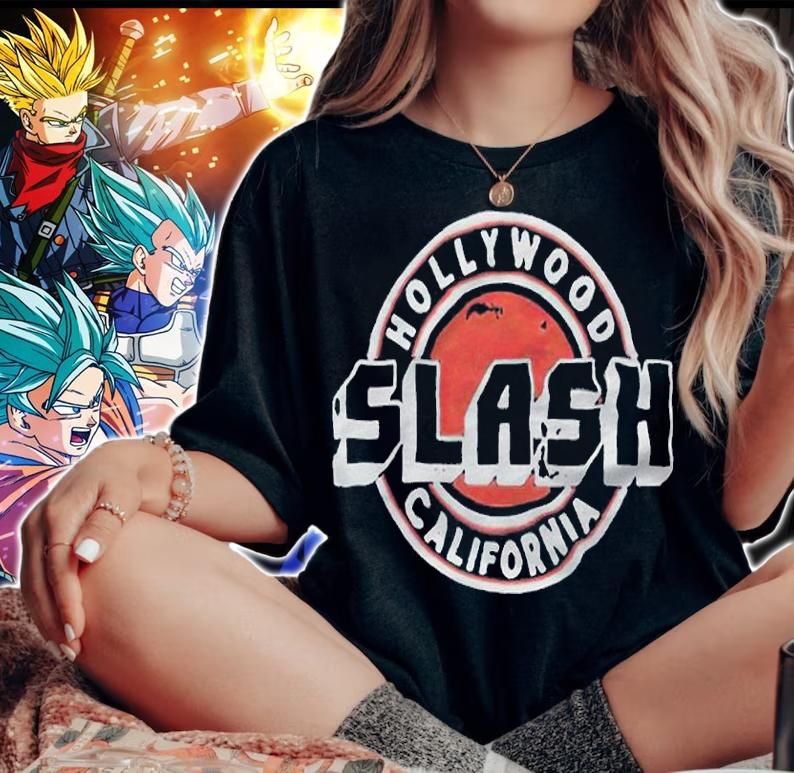 Slash Hollywood California t-shirt woman shirt