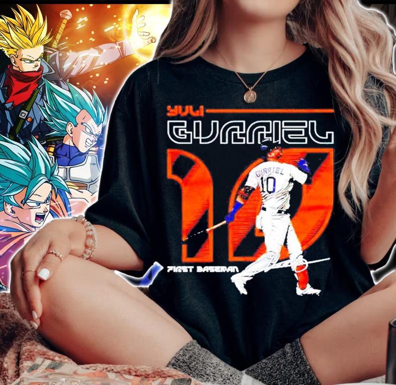 Yuli Gurriel Houston Astros Baseball Signature t-shirt woman shirt