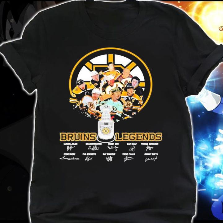 Bruins Legends The Boston Bruins Signatures t-shirt shirt