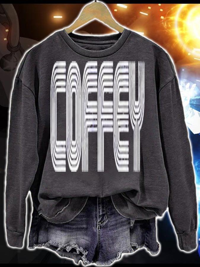 Coffey Name Family Retro 70S 80S Stripe Funny Shirt sweatshirt