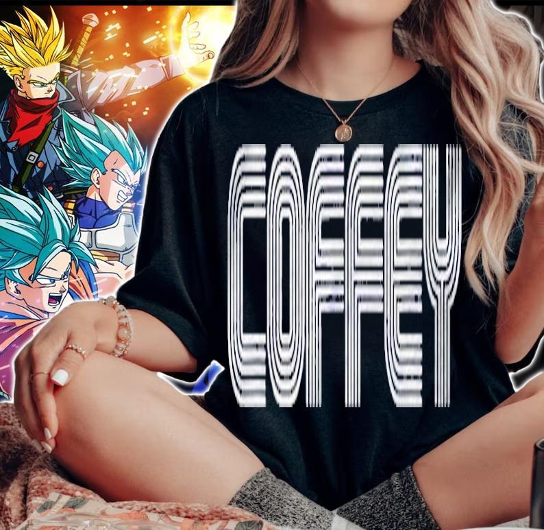 Coffey Name Family Retro 70S 80S Stripe Funny Shirt woman shirt