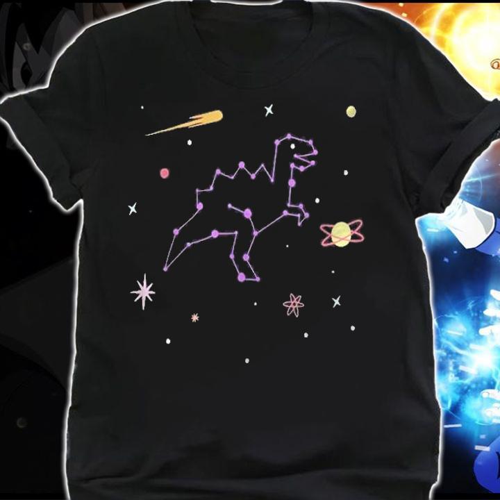 Dinosaur Star Constellation T-Rex Star Sky Shirt shirt