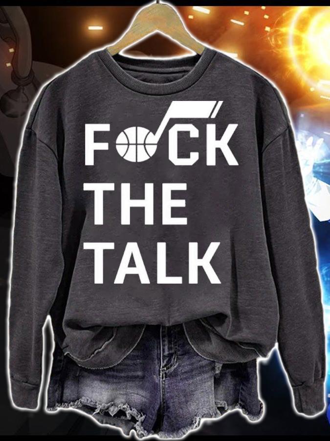 Fuck The Talk Jazz Uniform Tracker Shirt sweatshirt