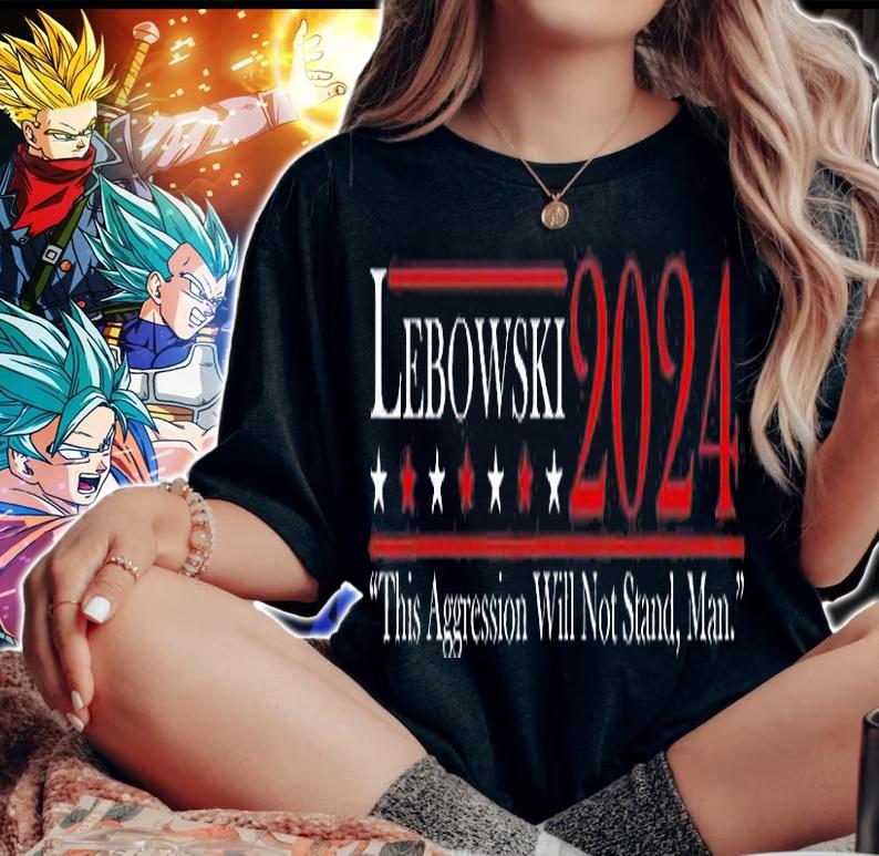 Funny Name Lebowski Political Election Vote 2024 Men Women T-Shirt woman shirt