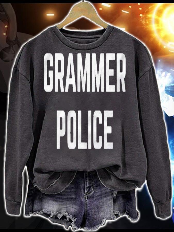 Grammer Police Gift Funny shirt sweatshirt