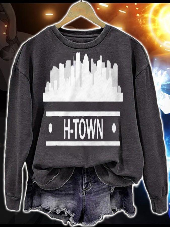 H-Town Houston City Skyline shirt sweatshirt