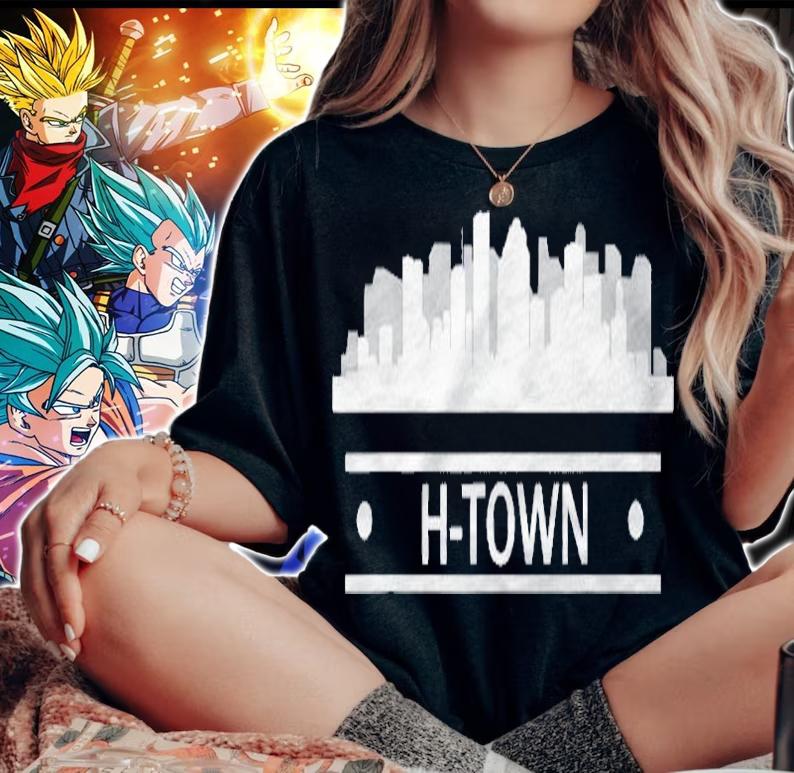 H-Town Houston City Skyline shirt woman shirt