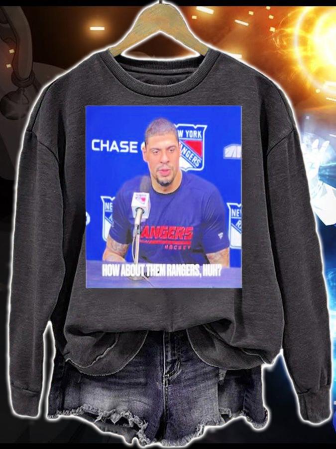 How About Them Rangers Huh Blue T-Shirt sweatshirt