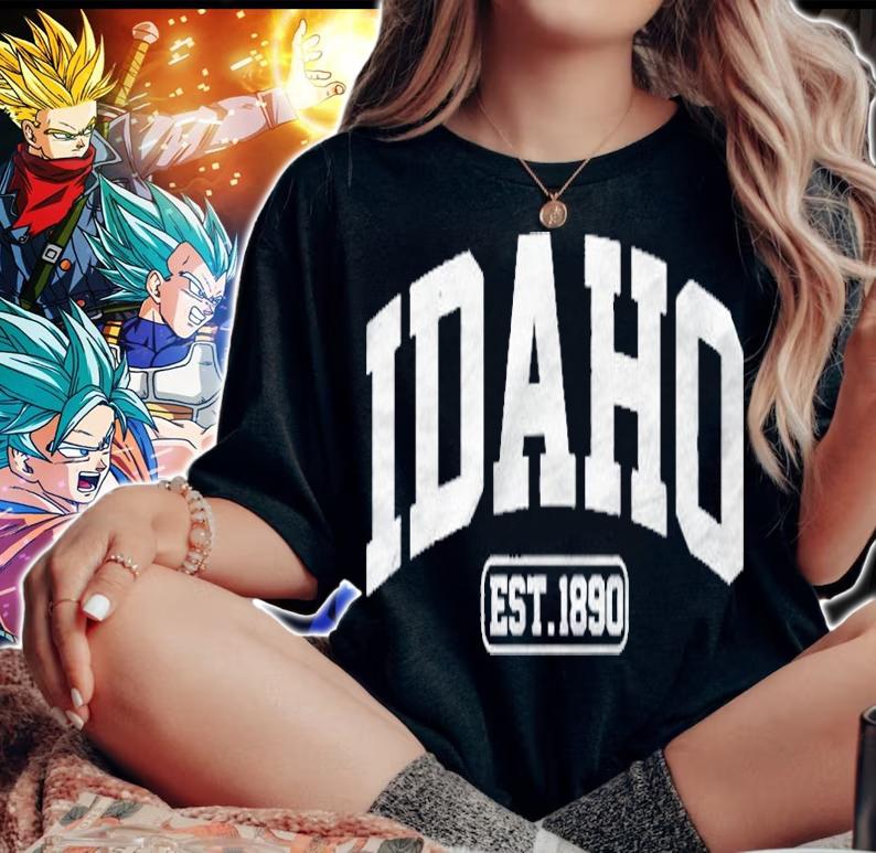 Idaho Vintage State Athletic Style Shirt woman shirt