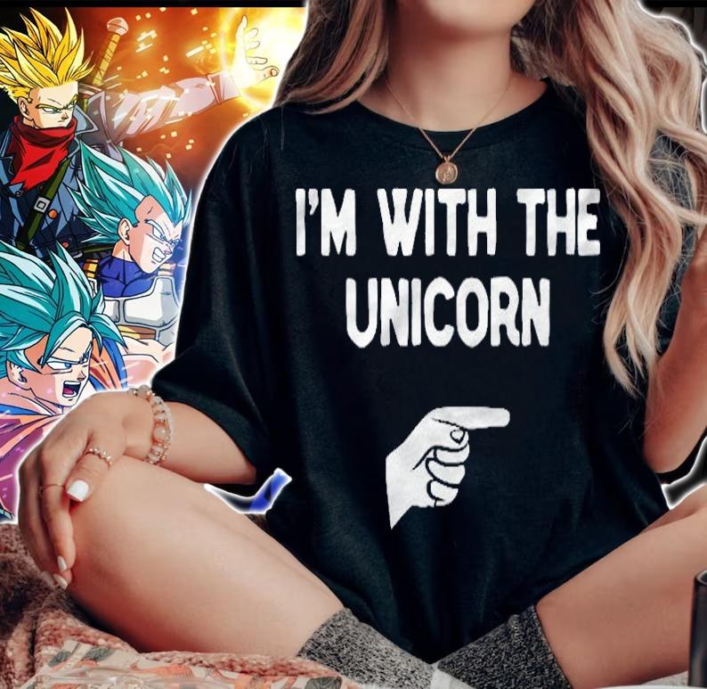 Im With The Unicorn Costume Halloween Matching T-shirt woman shirt