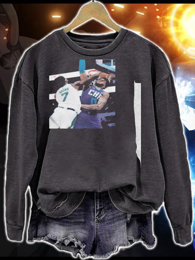 Jaylen brown throws it down shirt sweatshirt