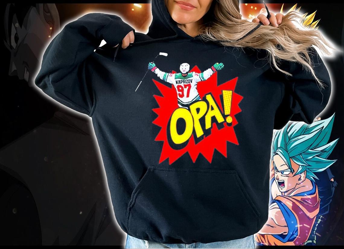 Kirill Kaprizov Black Opa T-Shirt hoodie