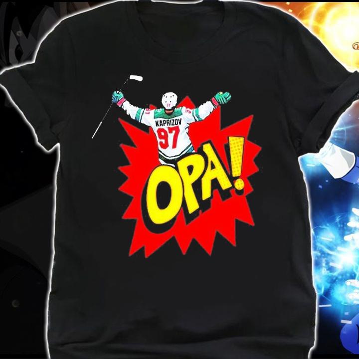 Kirill Kaprizov Black Opa T-Shirt shirt
