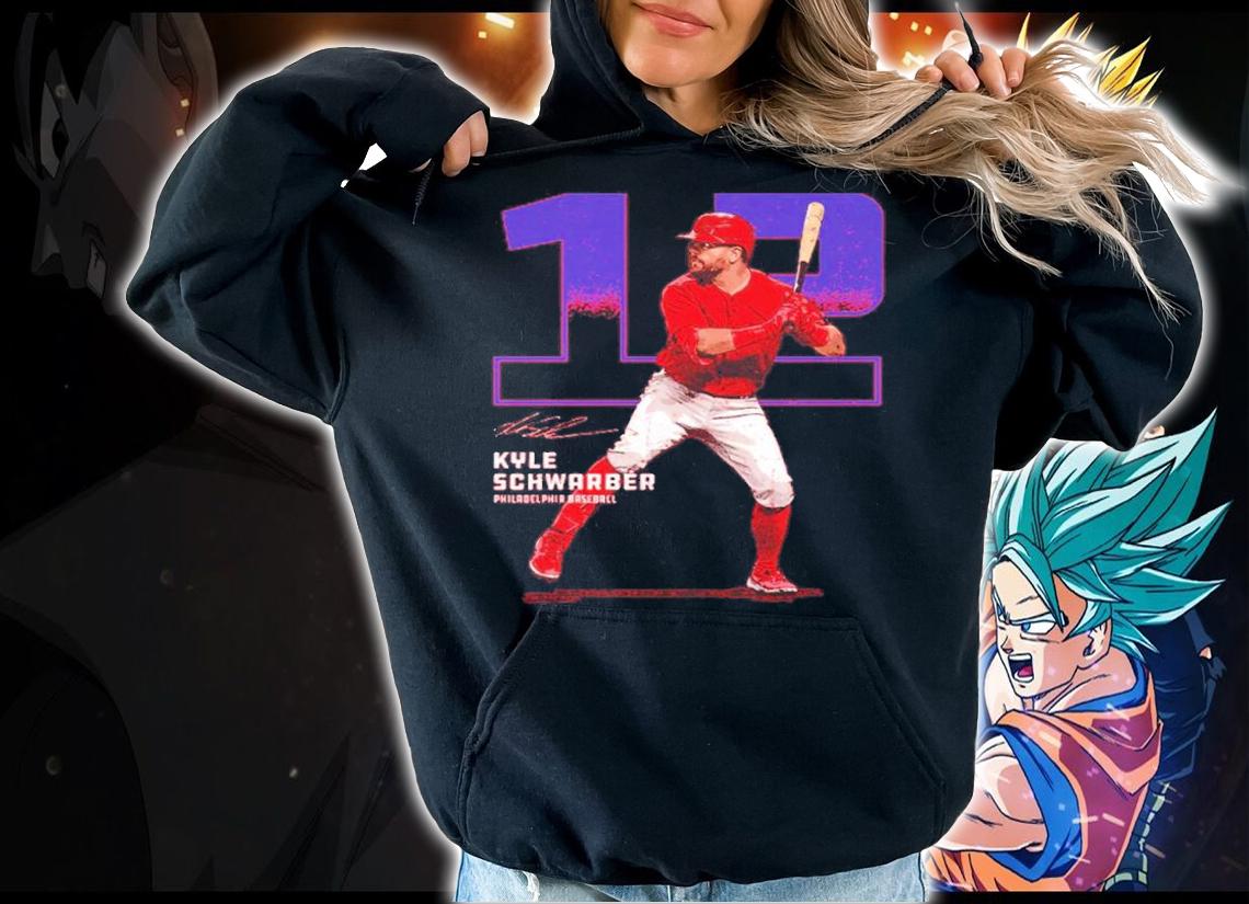 Kyle Schwarber Philadelphia Outline Baseball Signatures Shirt hoodie
