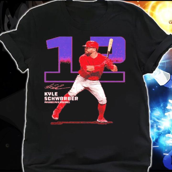 Kyle Schwarber Philadelphia Outline Baseball Signatures Shirt shirt