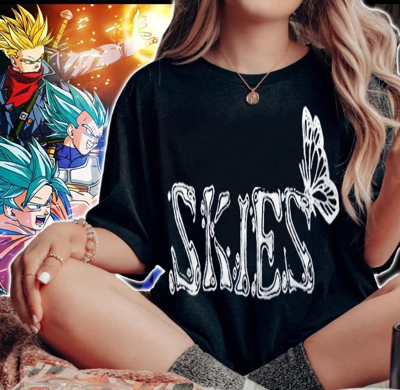 Lil Skies butterfly 2022 T-shirt woman shirt