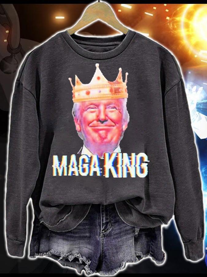 Maga King Trump New Design T-Shirt sweatshirt