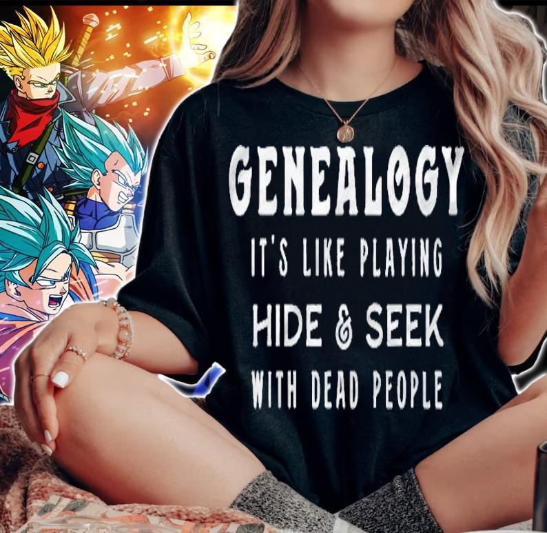 Mens Genealogy Playing Hide & Seek Genealogist Gift Shirt woman shirt