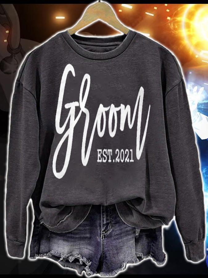 Mens Groom Est 2019 For The Future Husband Soon To Be Mr Shirt sweatshirt
