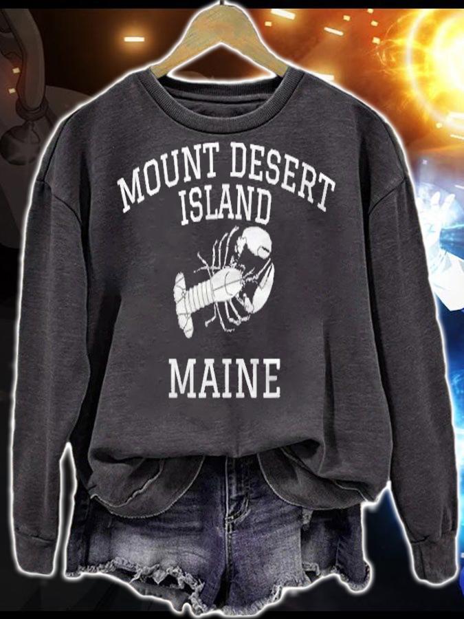 Mount Desert Island Maine Lobster Product t-shirt sweatshirt