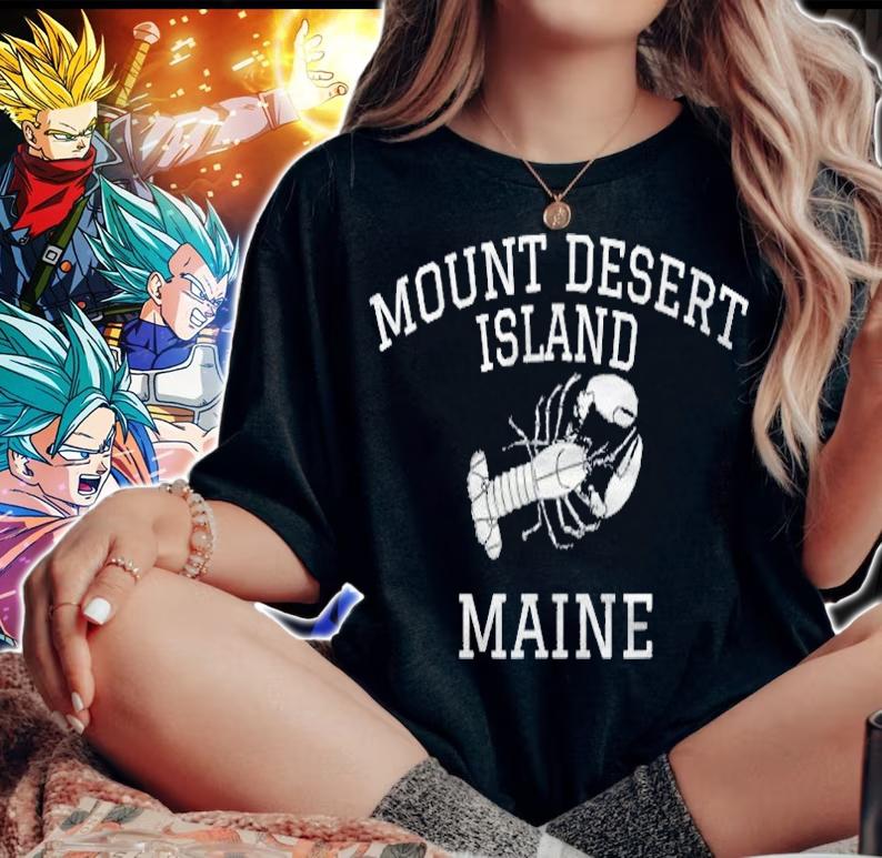 Mount Desert Island Maine Lobster Product t-shirt woman shirt