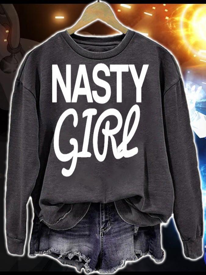 Nasty Girl Anti Trump T-Shirt sweatshirt